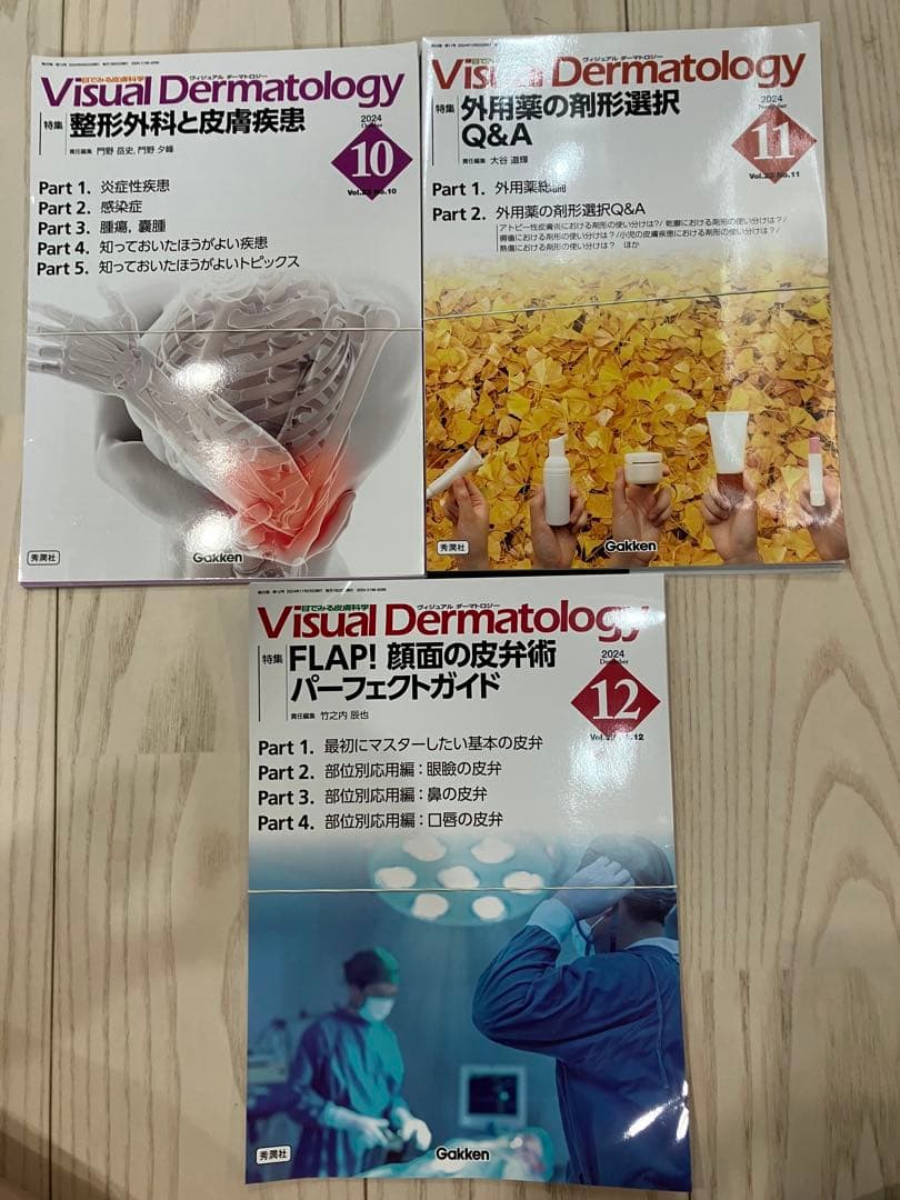 Visual Dermatology　ビジュアルダーマトロジー　裁断済
