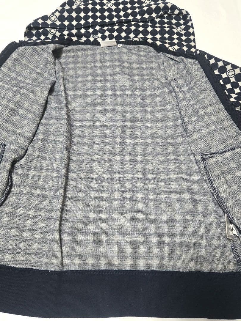 く*こ様 【FILA】ボール柄　ジャガードニットジャケットL&スコートXL　上下