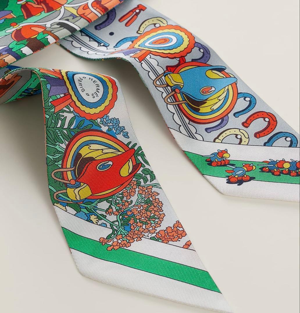 エルメス ツイリー ポニーピットストップ 新品未使用 タグ付き