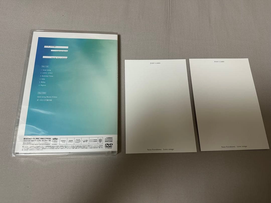 古川雄大 Love songs 限定盤 CD DVD