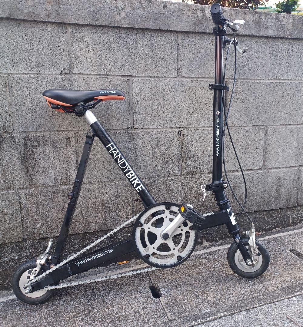 【中古】HANDY BIKE 折りたたみ自転車 ブラック