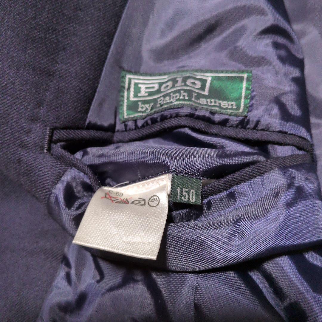美品✨ラルフローレン 金ボタン 紺ブレ レディースS相当