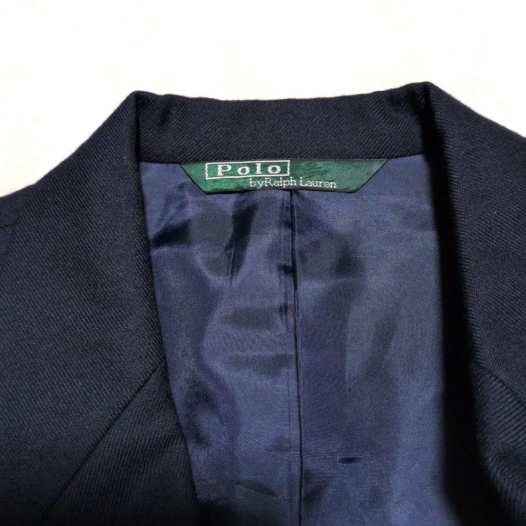 美品✨ラルフローレン 金ボタン 紺ブレ レディースS相当