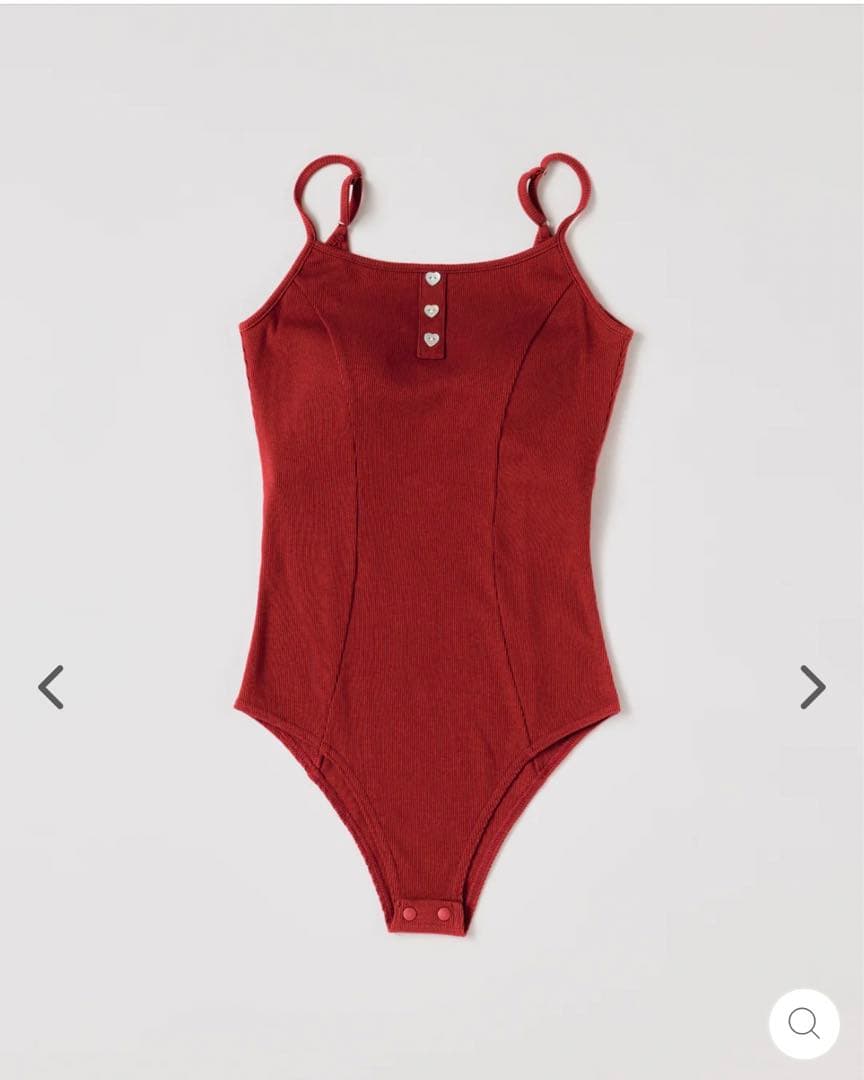 トップス POPPY Heart button leotard