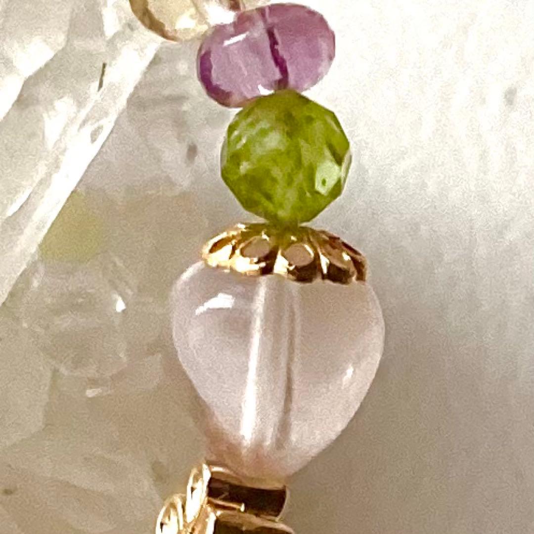 nunchan★ブレスレット ストロベリークォーツ ♪ 365