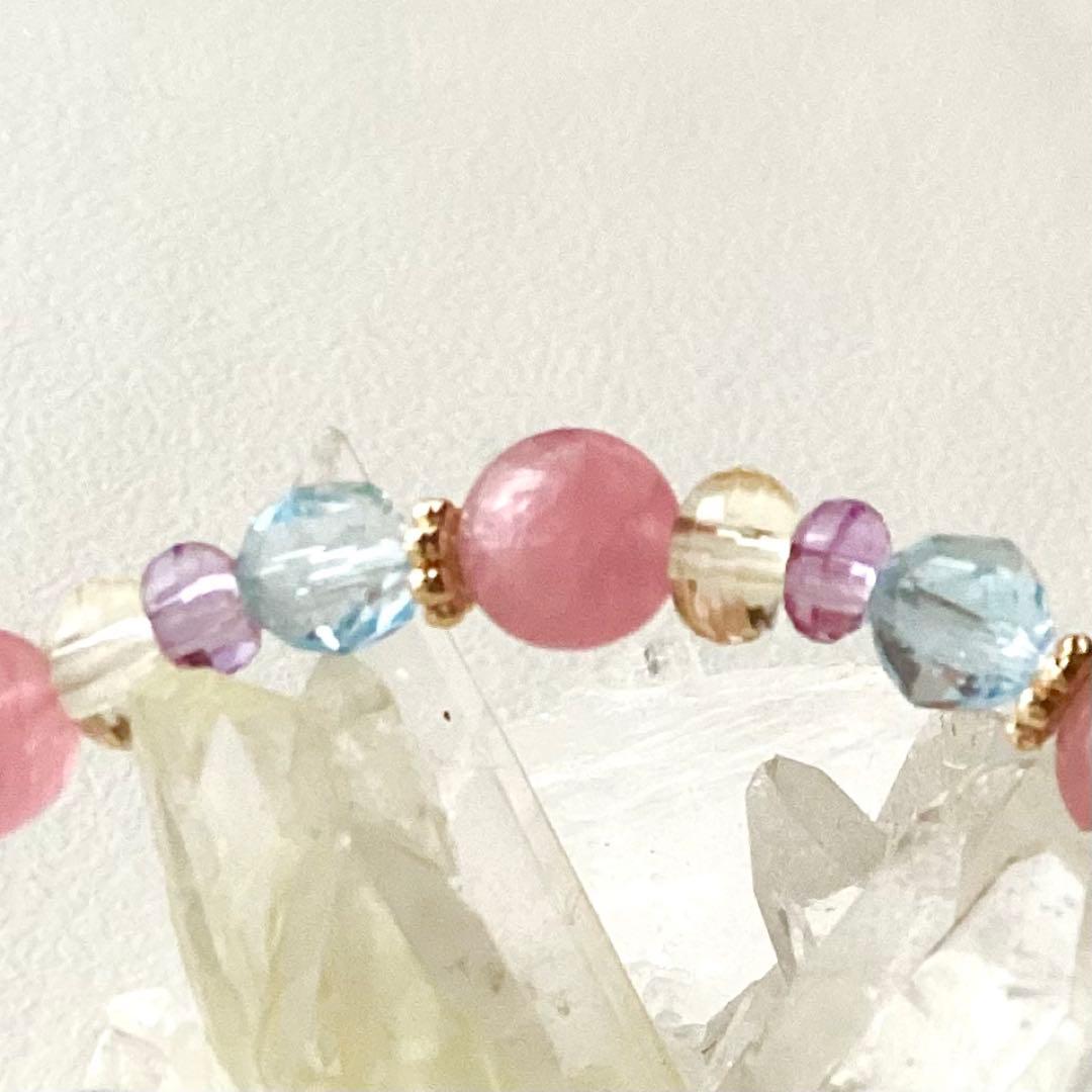 nunchan★ブレスレット ストロベリークォーツ ♪ 365