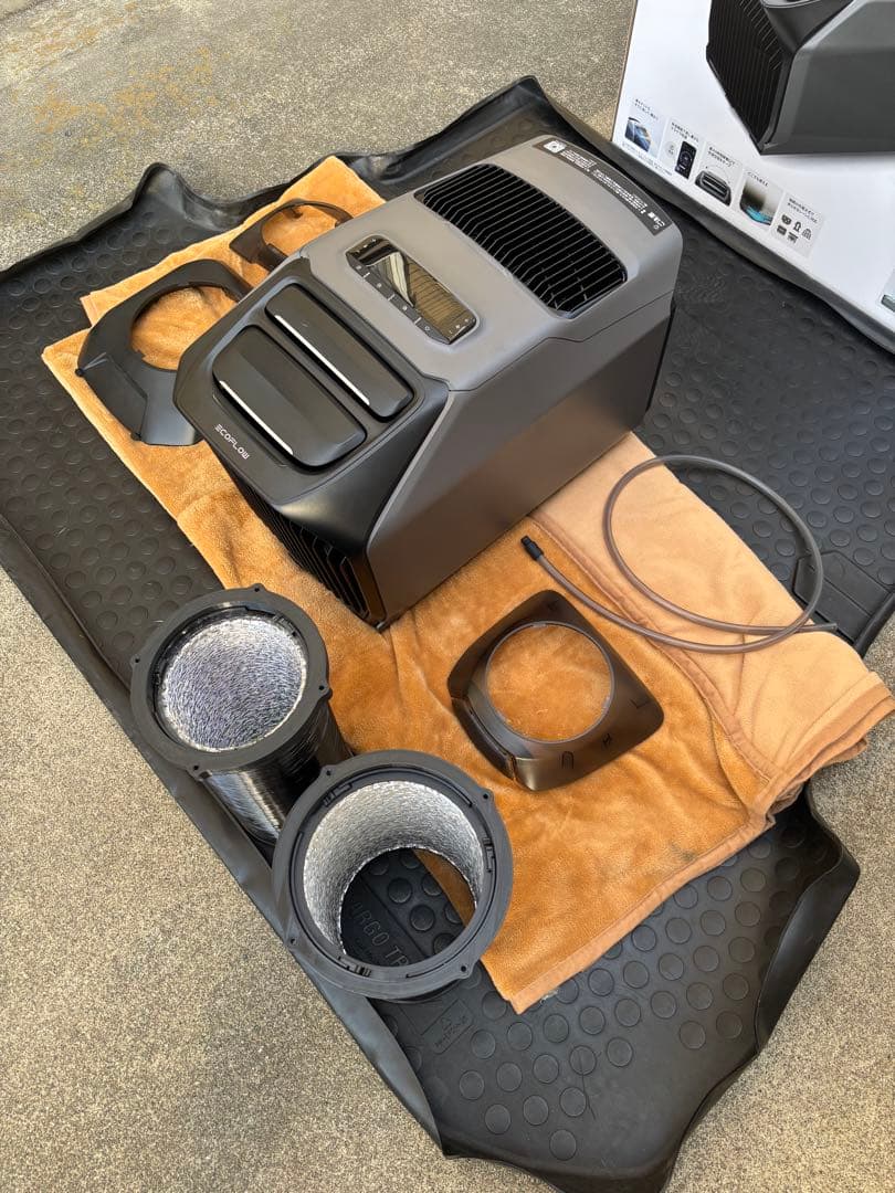 室内動作確認のみ使用EcoFlow WAVE 3 /ハイエースアタッチメント付き