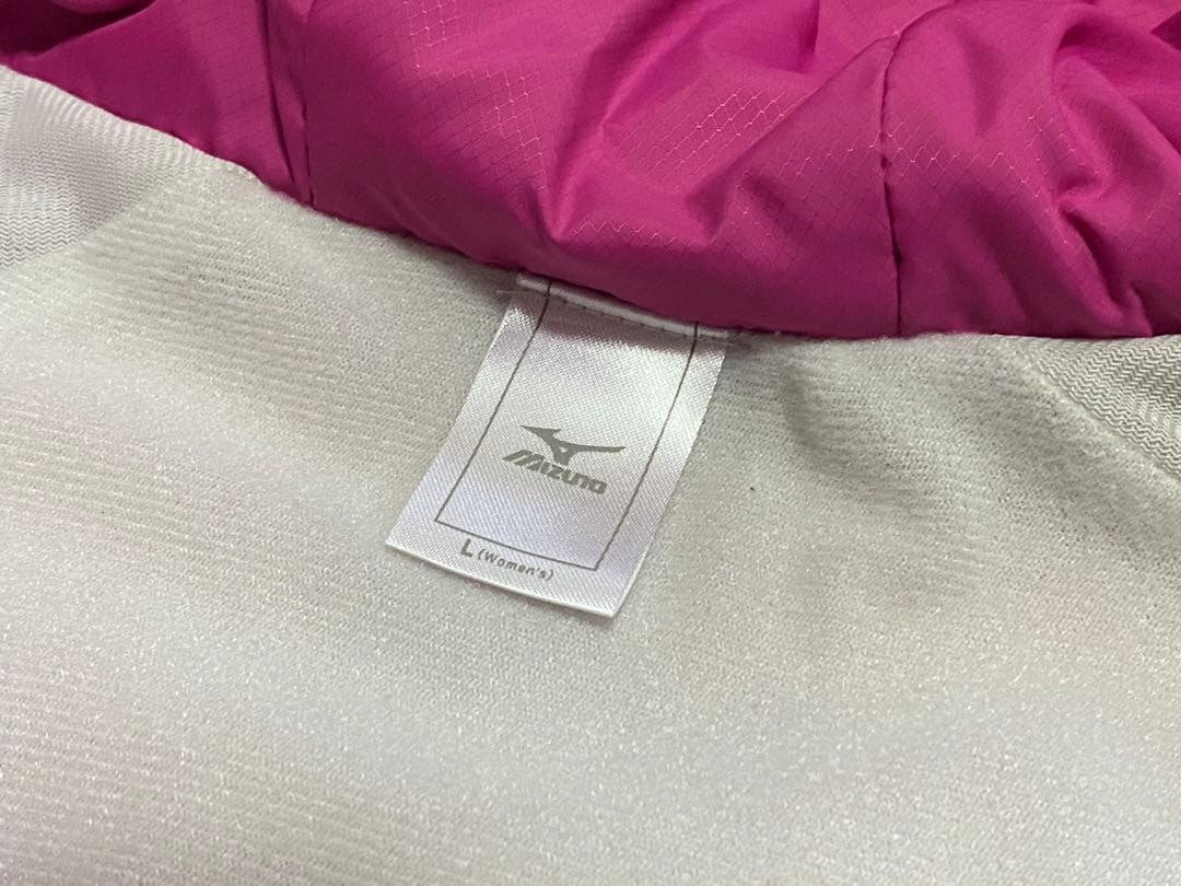 ミズノ ブレスサーモ 裏起毛 ウインドブレーカー 上下 セットアップ レディース