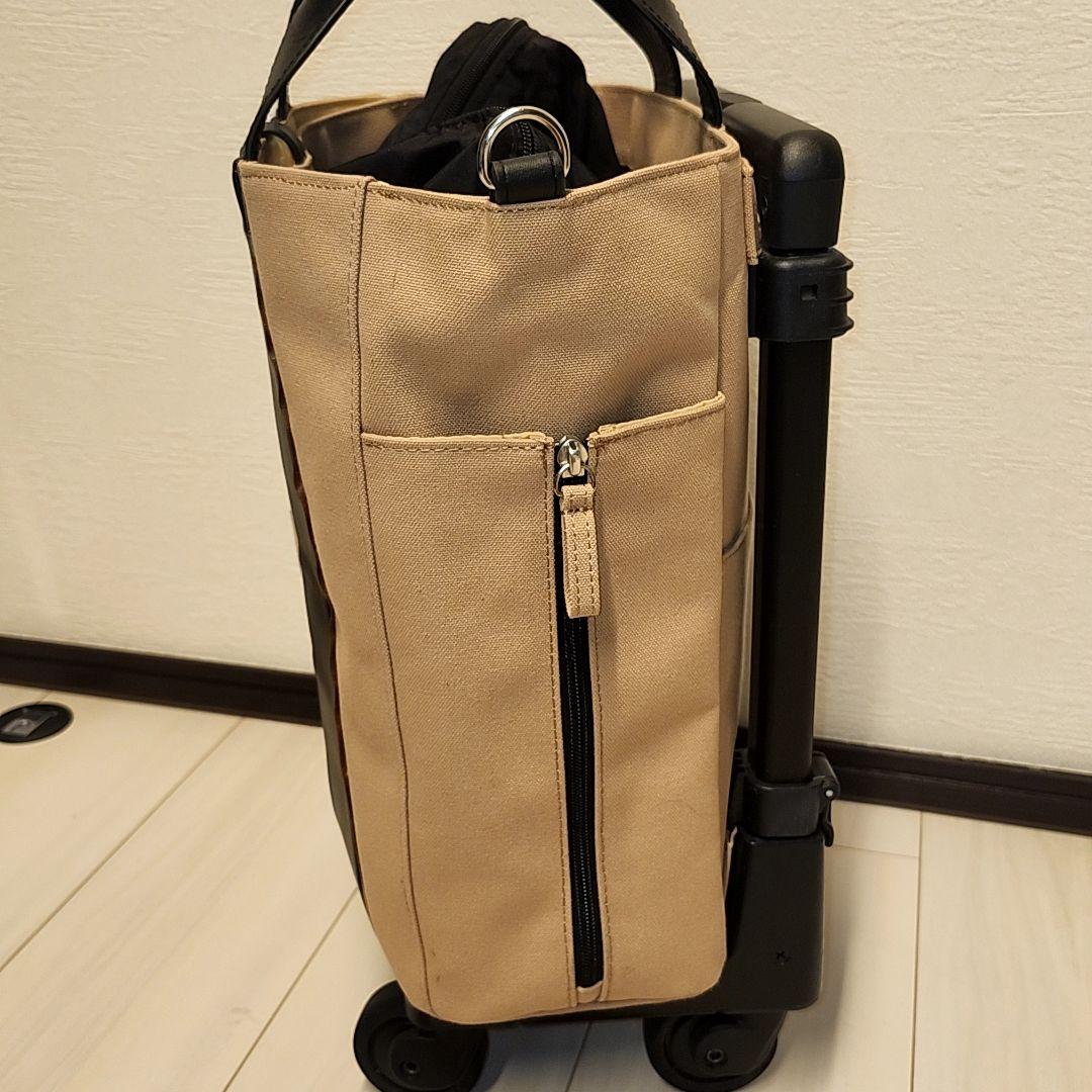 SWANY スワニー　キャリーバッグ ベージュ ブラック　美品