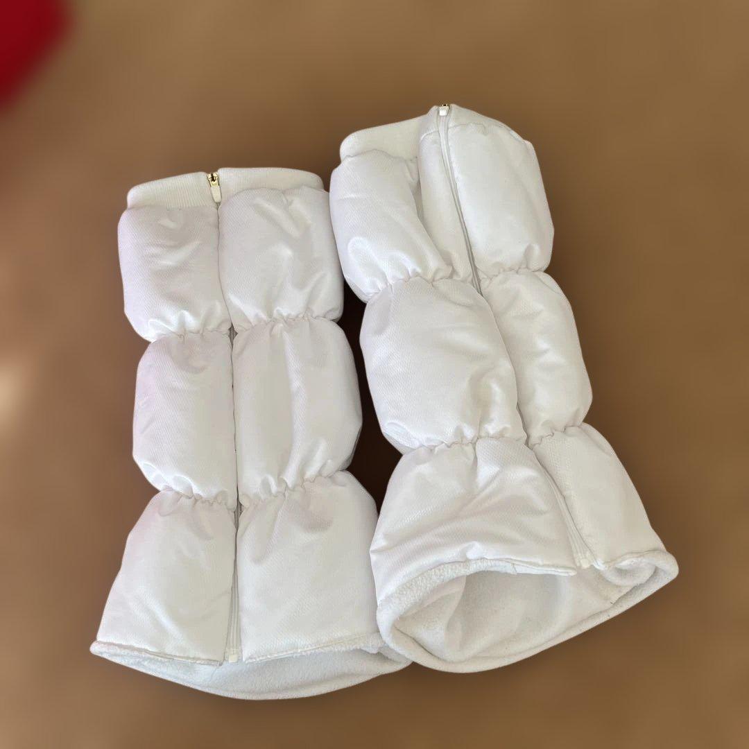 マーク＆ロナ　レッグウォーマー　ホワイト