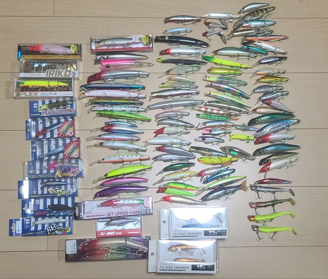 BlueBlue、Megabass、他ルアー100点以上
