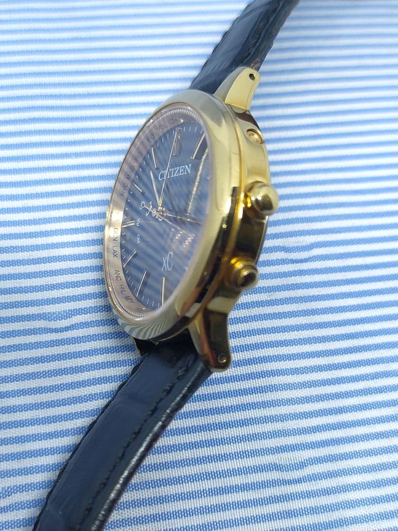 ★日本製★シチズンXC ソーラー電波時計 ティタニアライン ユナイテッドアローズ