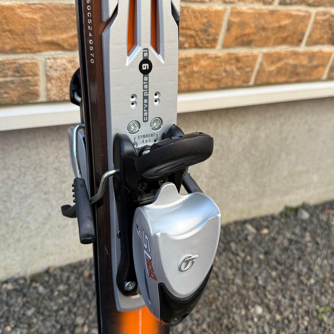 WAVEZISHI スキー板 オレンジ色 セット