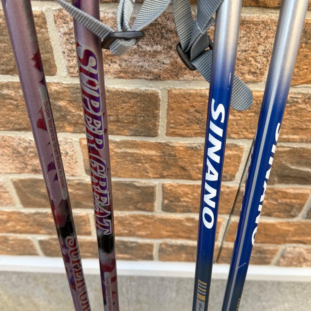 WAVEZISHI スキー板 オレンジ色 セット