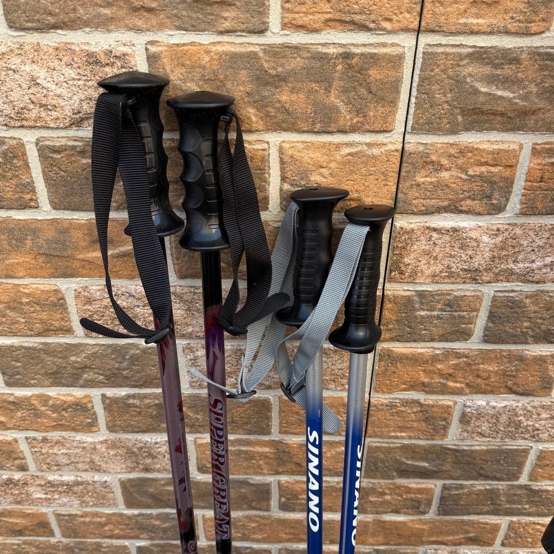 WAVEZISHI スキー板 オレンジ色 セット