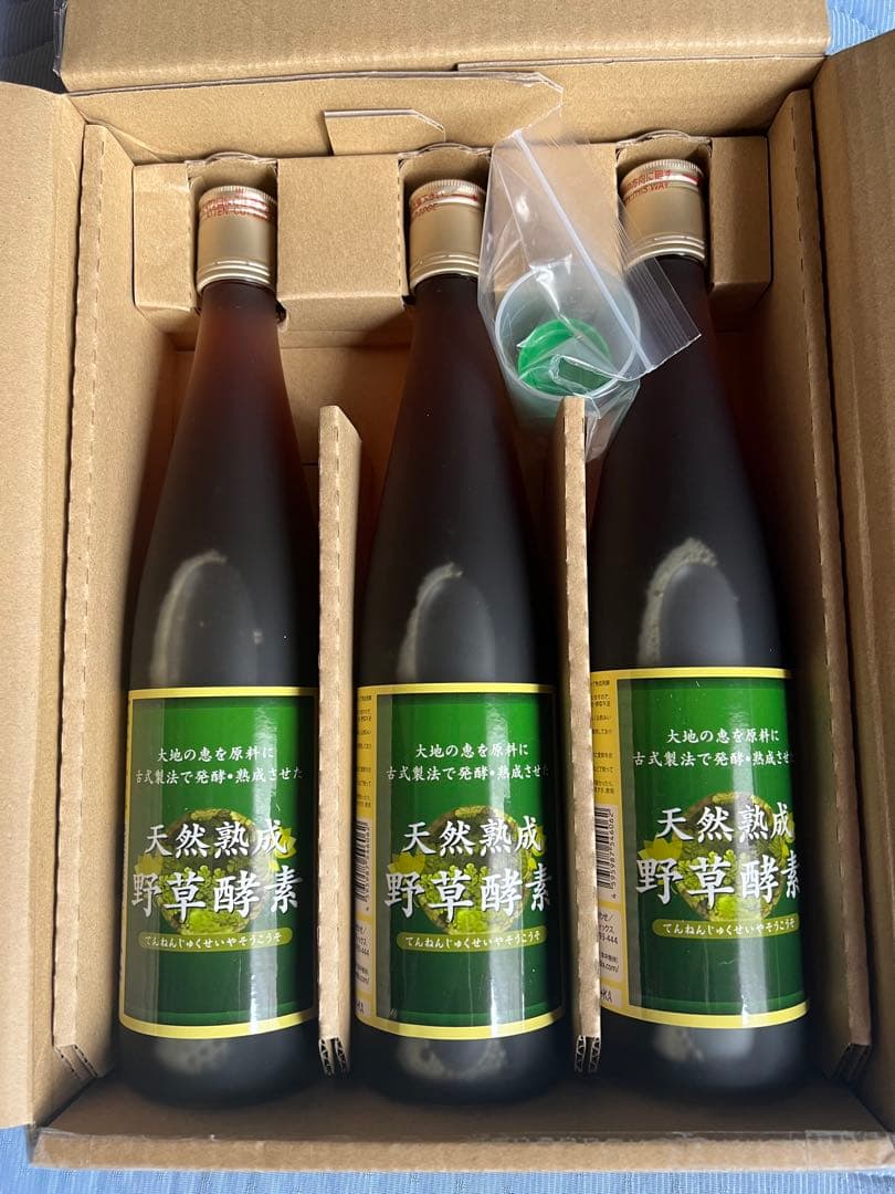 天然熟成野草酵素 500ml 3本セット19,440円(税込)