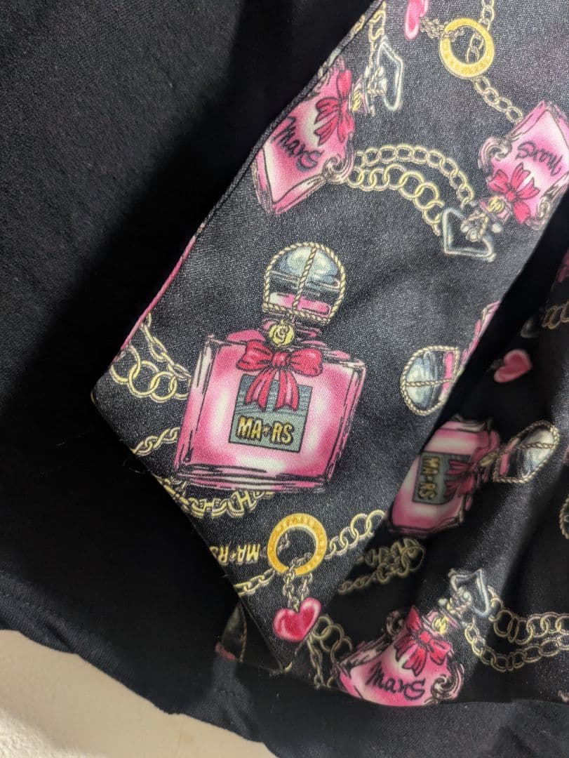 レア★MA＊RS マーズ★パフューム柄 デカリボン トップス★平成ギャル