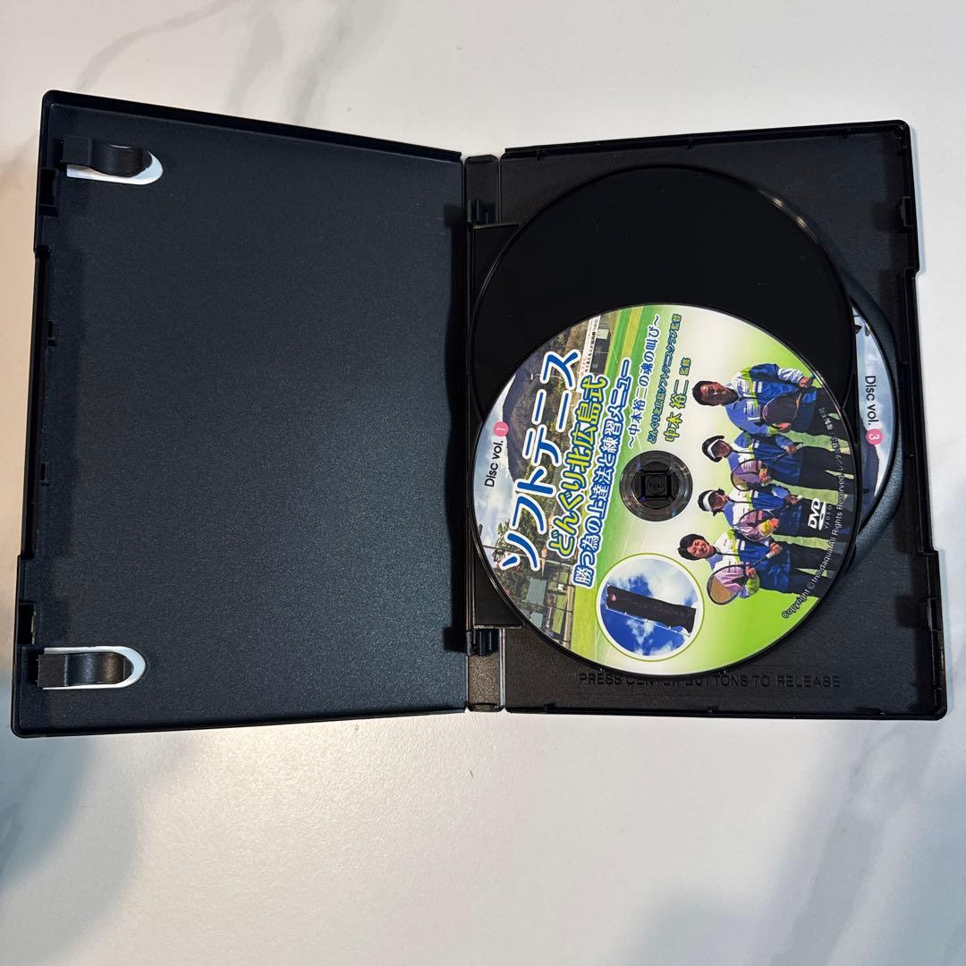 ソフトテニス どんぐり北広島式・勝つ為の上達法と練習メニュー DVD3枚組