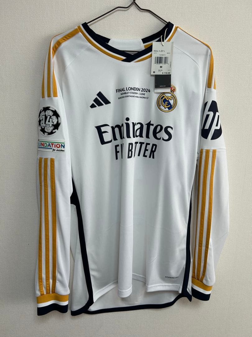 【新品未使用】レアル・マドリード ユニフォーム ベリンガム ドルトムント戦