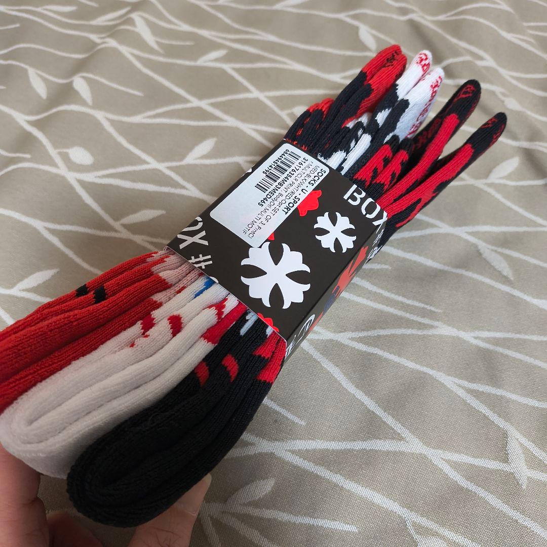 CHROME HEARTS マルチロゴ ソックス 3足セット M