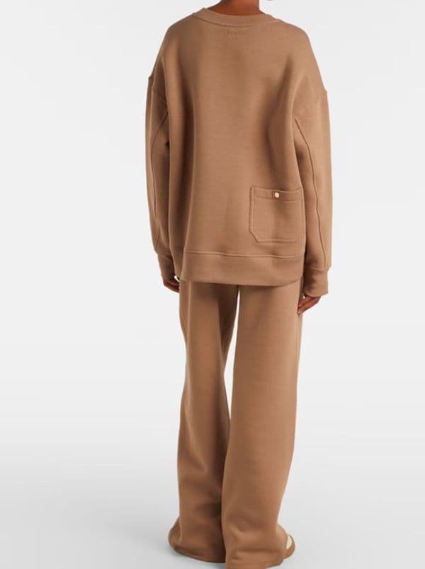 S Max Mara ベージュ クルーネック トレーナー 新品タグ付き