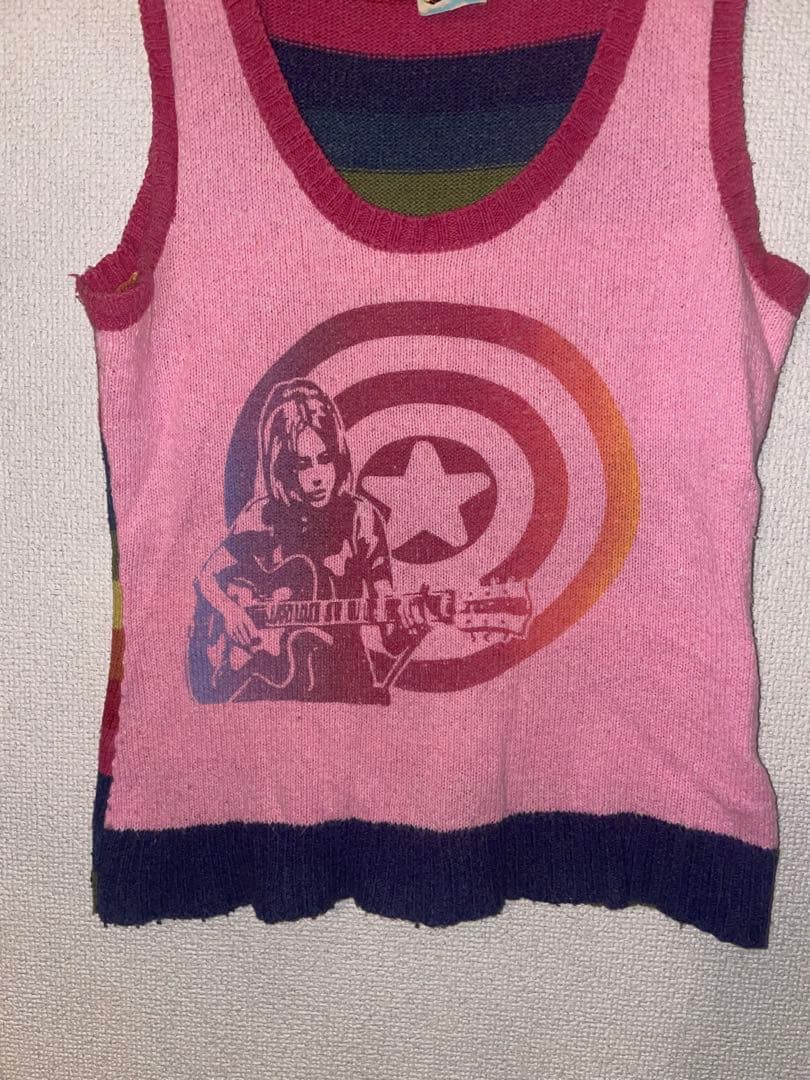 hystericglamour ニットベスト　タンクトップ　90s　itimi