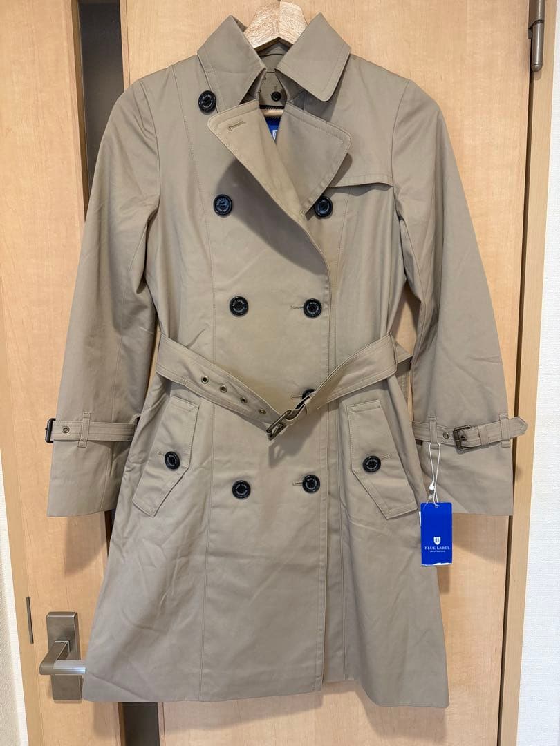ブルーレーベル クレストブリッジ ライナー付き トレンチコート 34