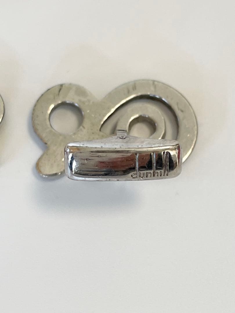 DUNHILL ダンヒル カフス シルバー 925 アニマル柄　蛇　スネーク