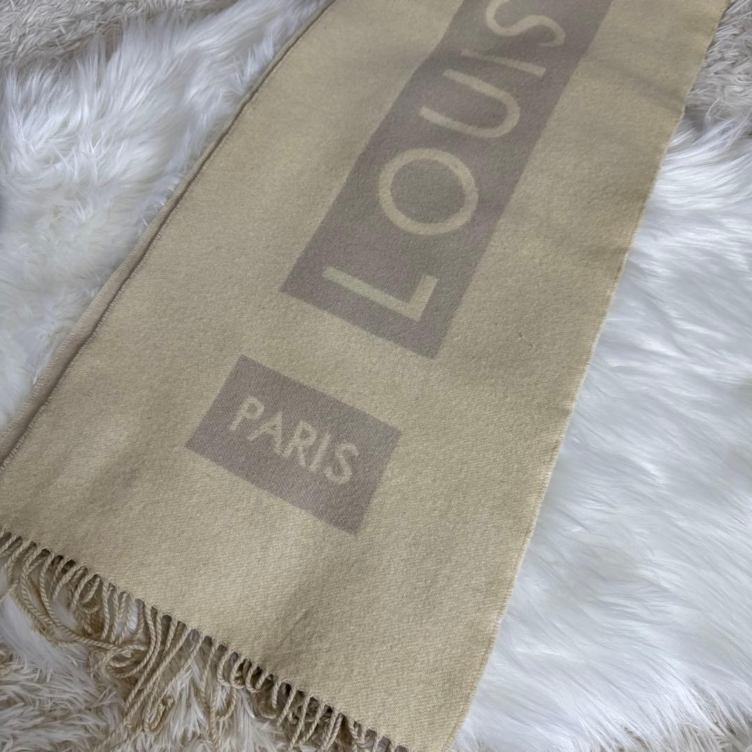 ルイヴィトン　ロゴマフラー　カシミヤ100% ユニセックス