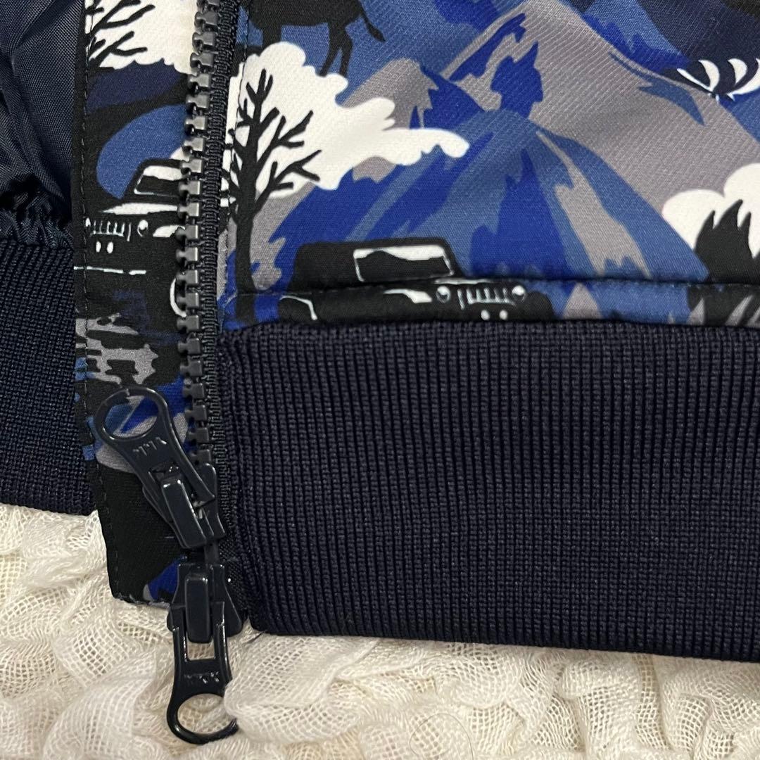 美品【ジャックバニー】2way 中綿入り フード ベスト 防寒 カモフラ ML