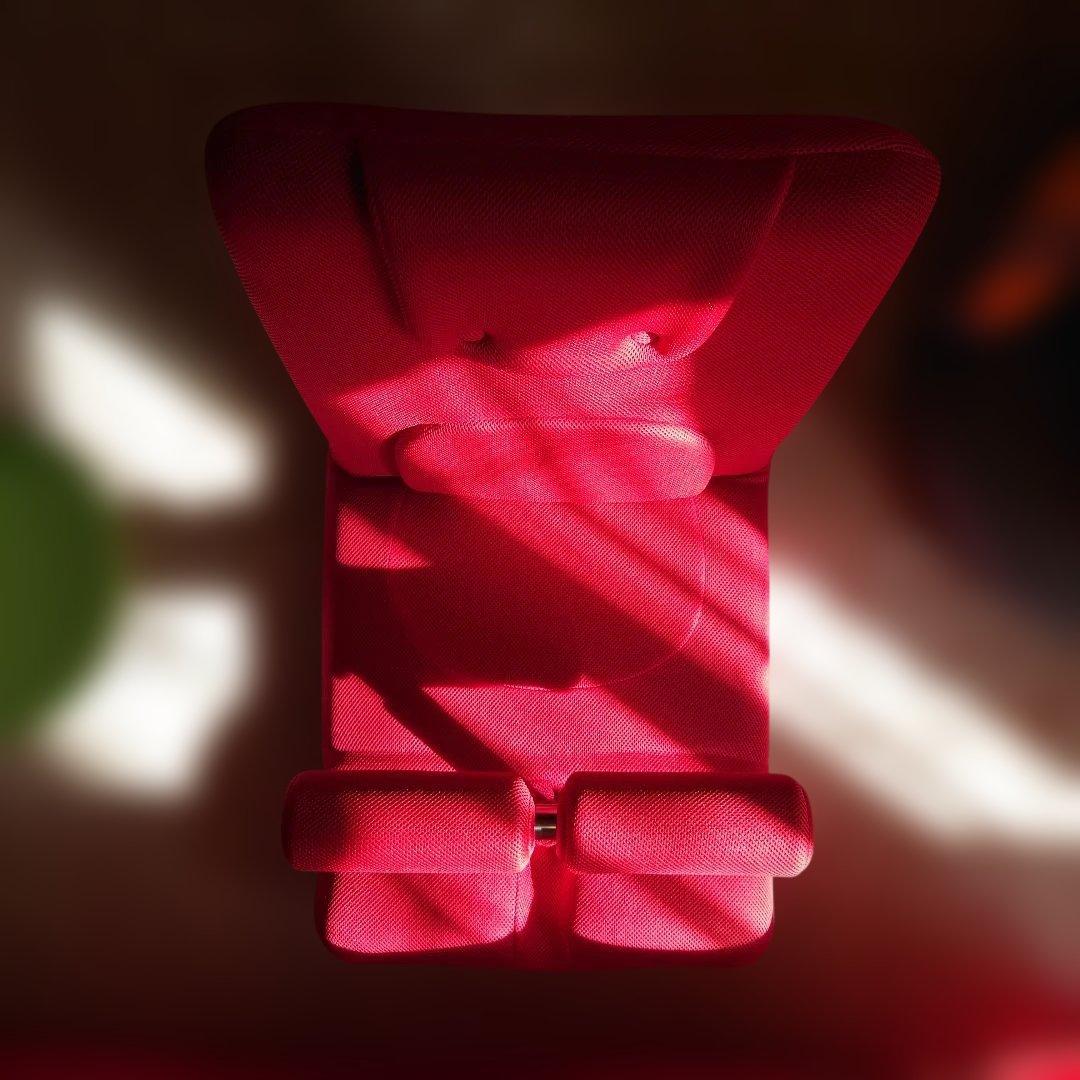 ミズノ トレーニング腹筋君 ！ 座椅子 レッド