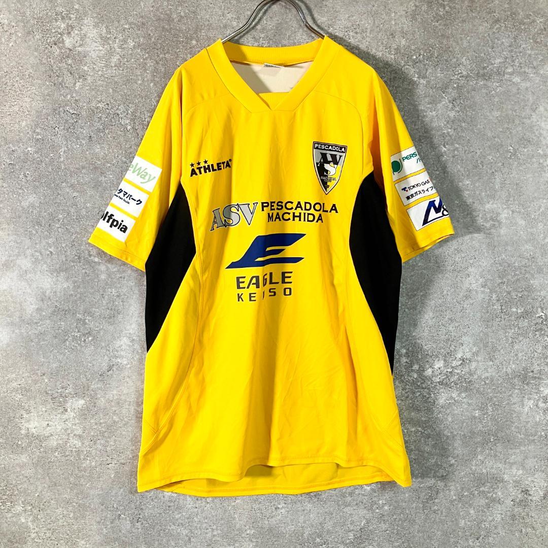 ATHLETA　ユニフォーム　ペスカドーラ町田　サッカー　ロゴプリント　Fリーグ