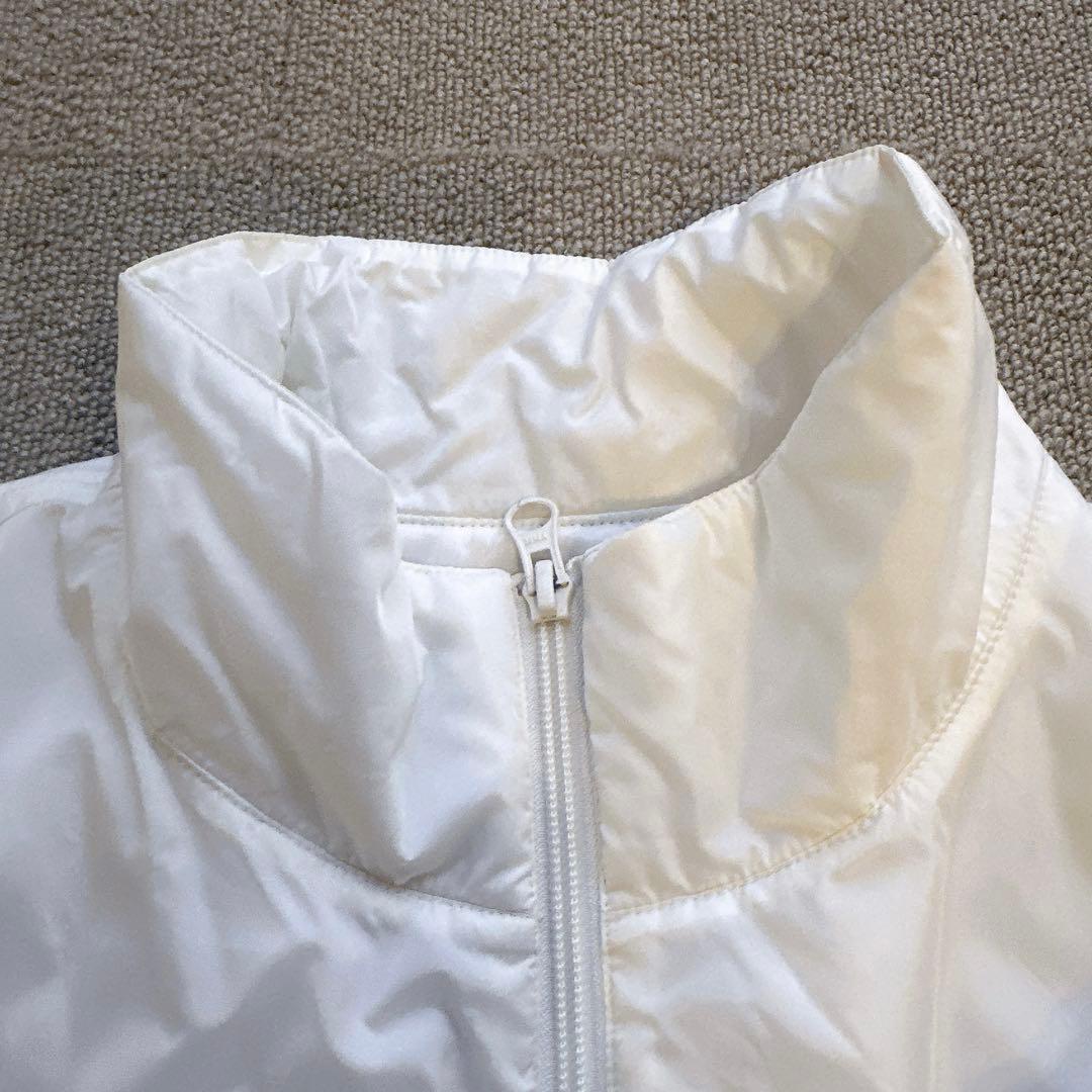 美品　PEARLY GATES 中綿ジャケット アーガイルニットホワイト　1