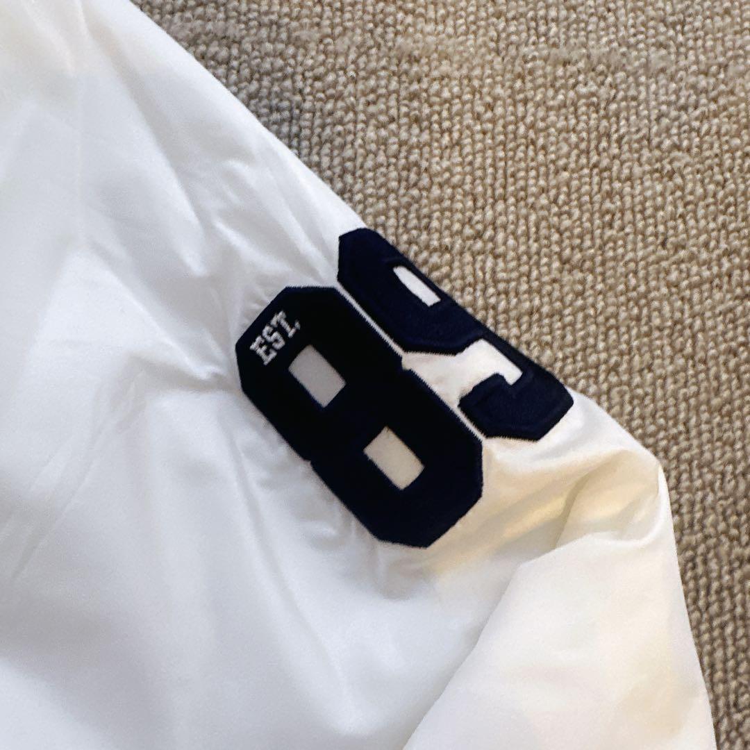 美品　PEARLY GATES 中綿ジャケット アーガイルニットホワイト　1