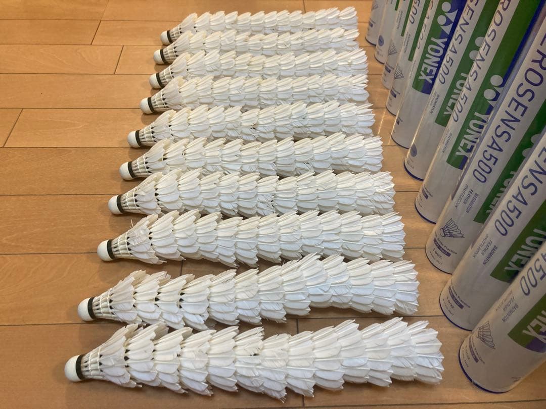 【美品】エアロセンサ500 基礎打ち・ノック用シャトル130個（リペア済み）