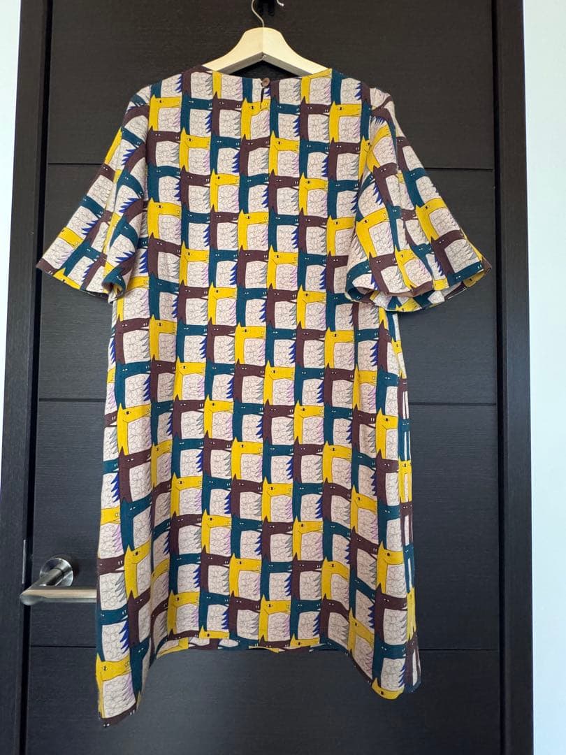 ミナペルホネン 40 ワンピース 馬柄