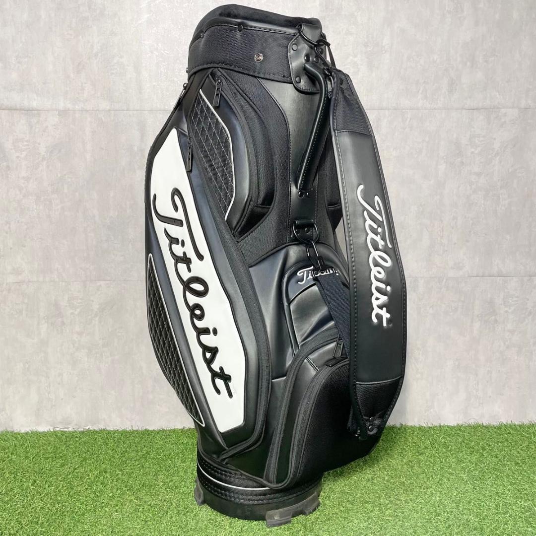 【極美品】Titleist タイトリスト キャディバッグ ゴルフバッグ ブラック