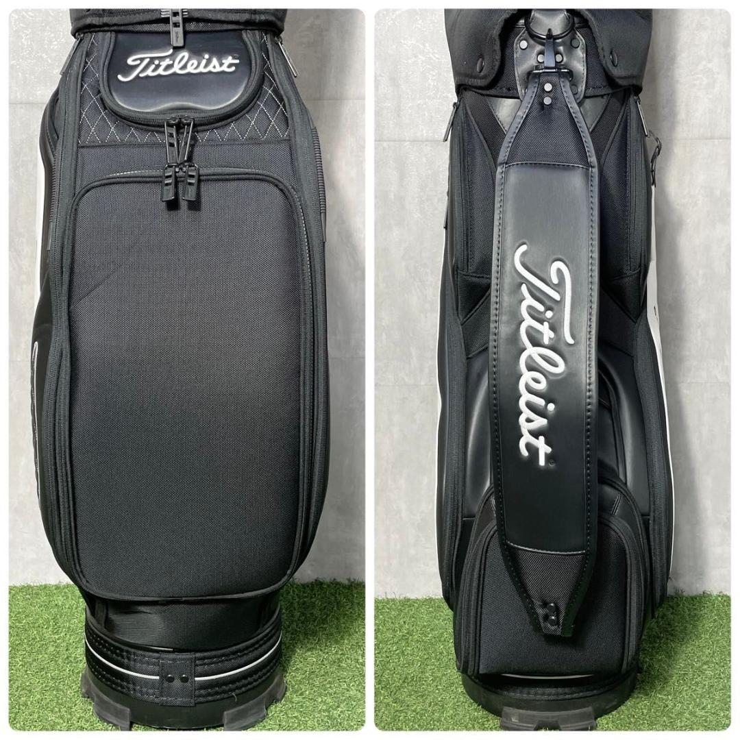 【極美品】Titleist タイトリスト キャディバッグ ゴルフバッグ ブラック