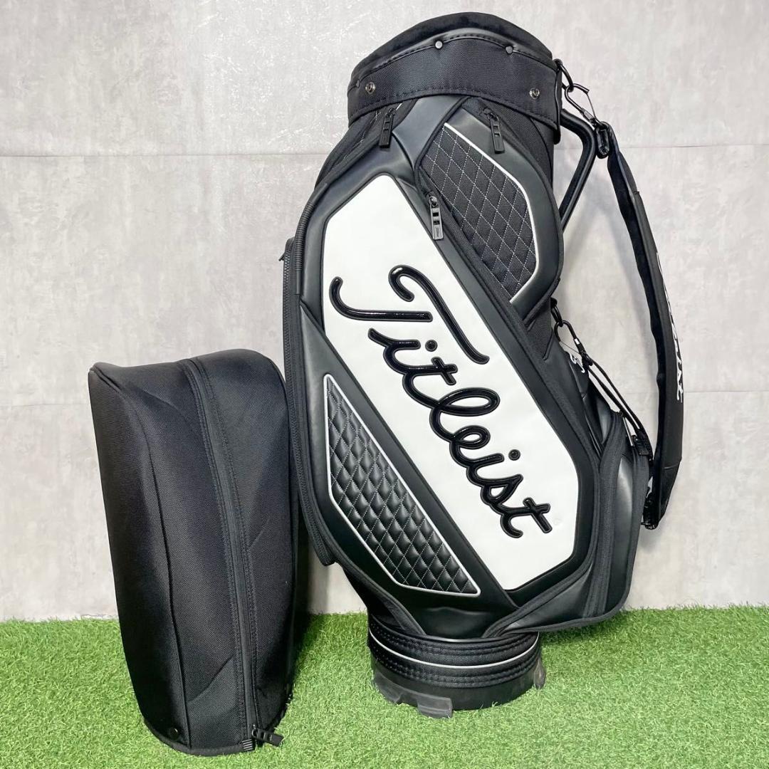 【極美品】Titleist タイトリスト キャディバッグ ゴルフバッグ ブラック