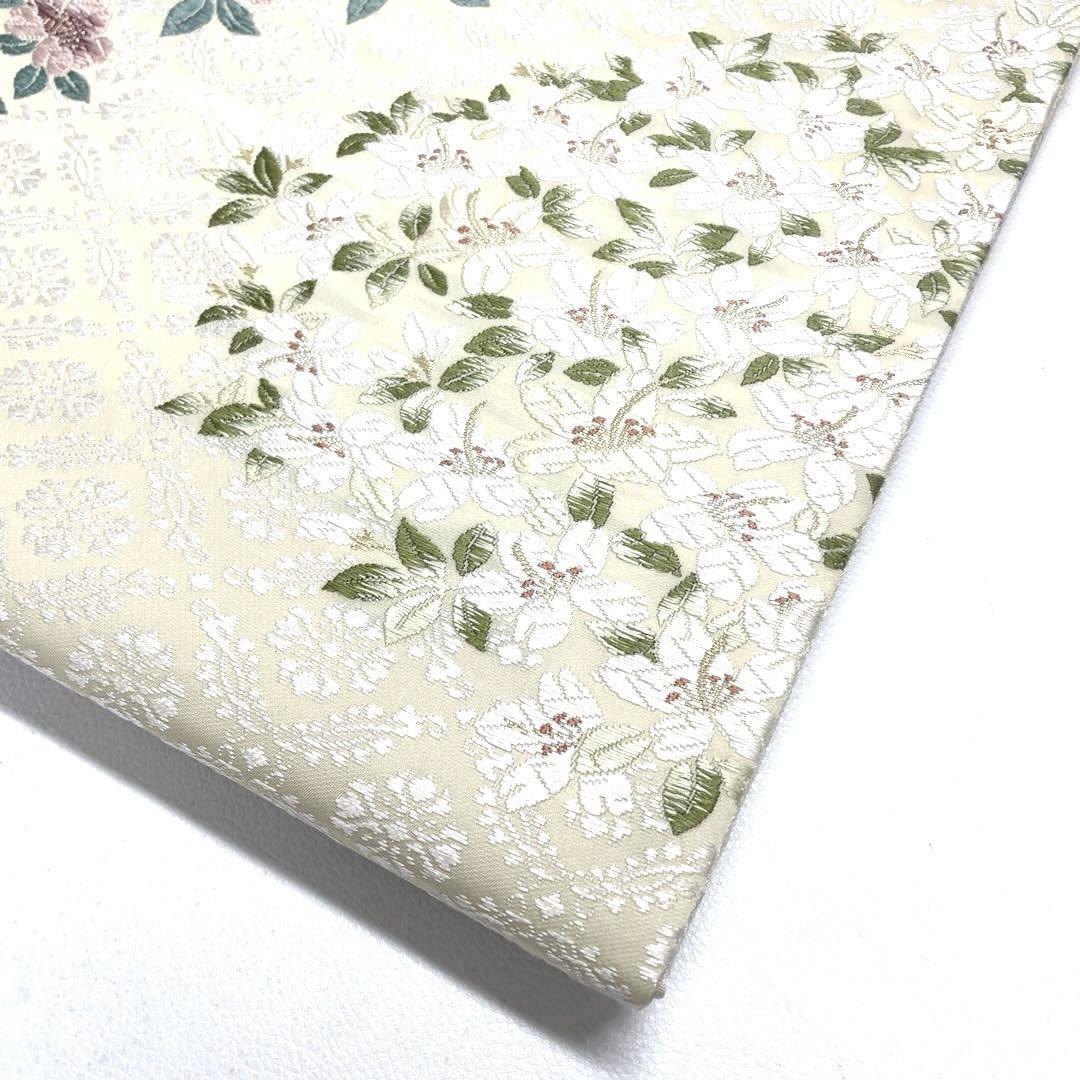 専用帯5083 ●さが美扱い 高級 正絹 全通全景 御印華唐織 両面全通 袋帯