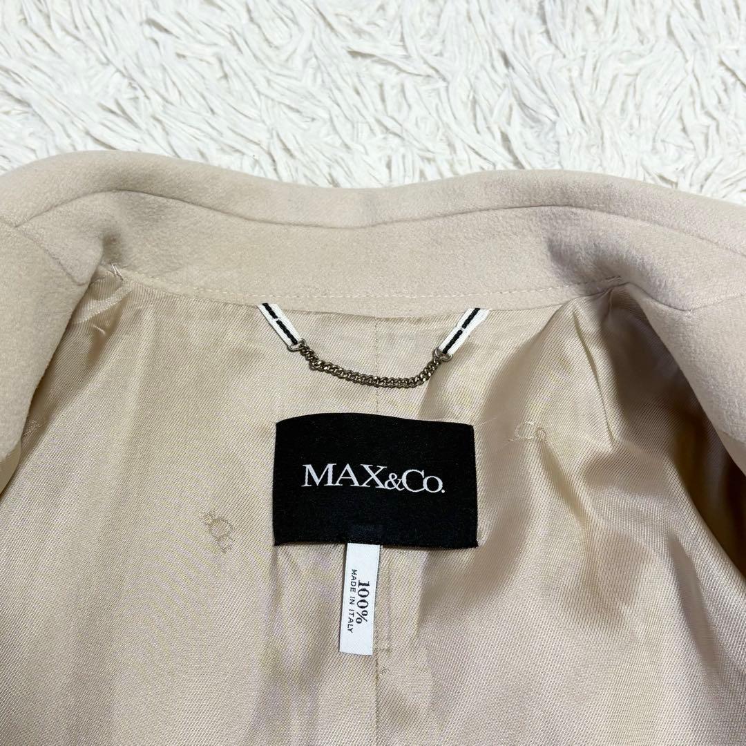 近年モデル✨美品 MaxMara MAX&Co チェスターコート カシミヤ 40