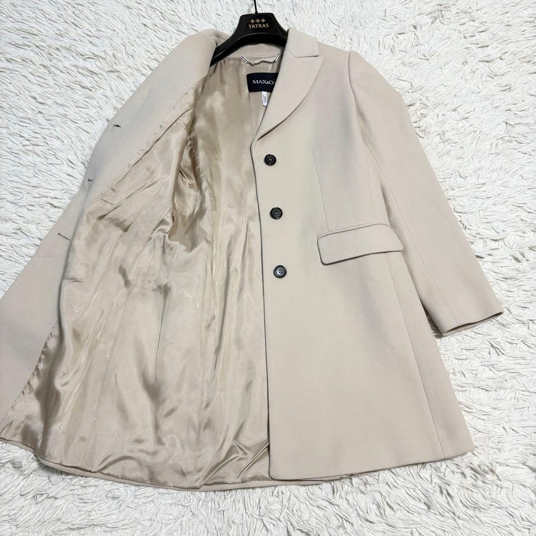 近年モデル✨美品 MaxMara MAX&Co チェスターコート カシミヤ 40