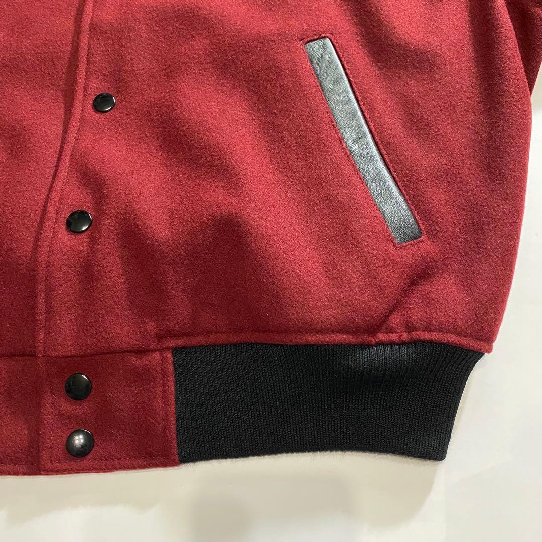 SKOOKUM スクーカム スタジャン リアルレザー ワイン エンジ ボルドー