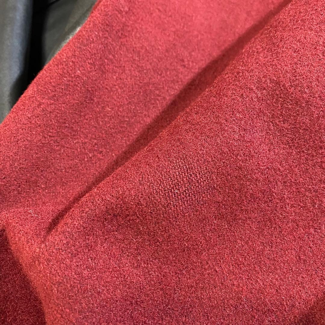 SKOOKUM スクーカム スタジャン リアルレザー ワイン エンジ ボルドー