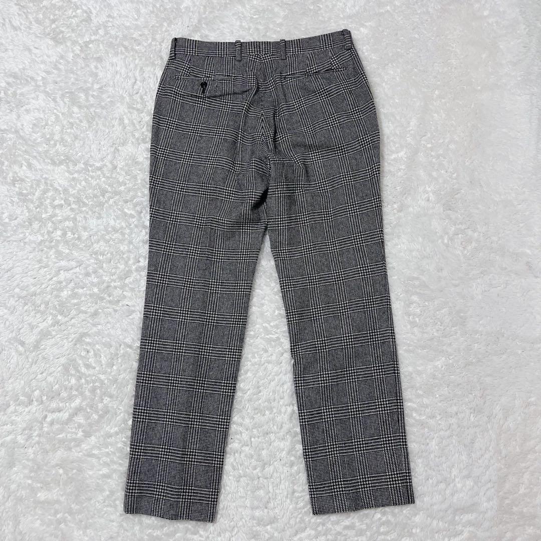 美品 EDIFICE グレンチェック スーツセットアップ 千鳥格子 グレー