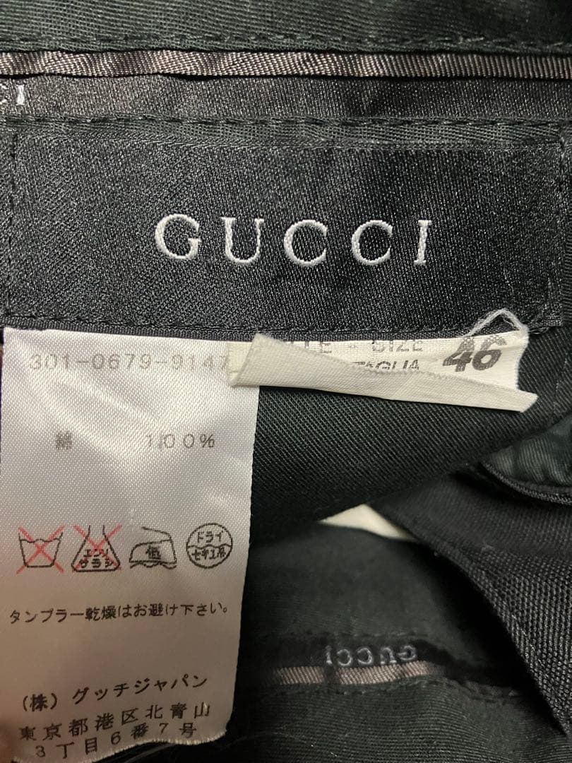 gucci 2000ss トムフォード期　フレアスラックス コットン