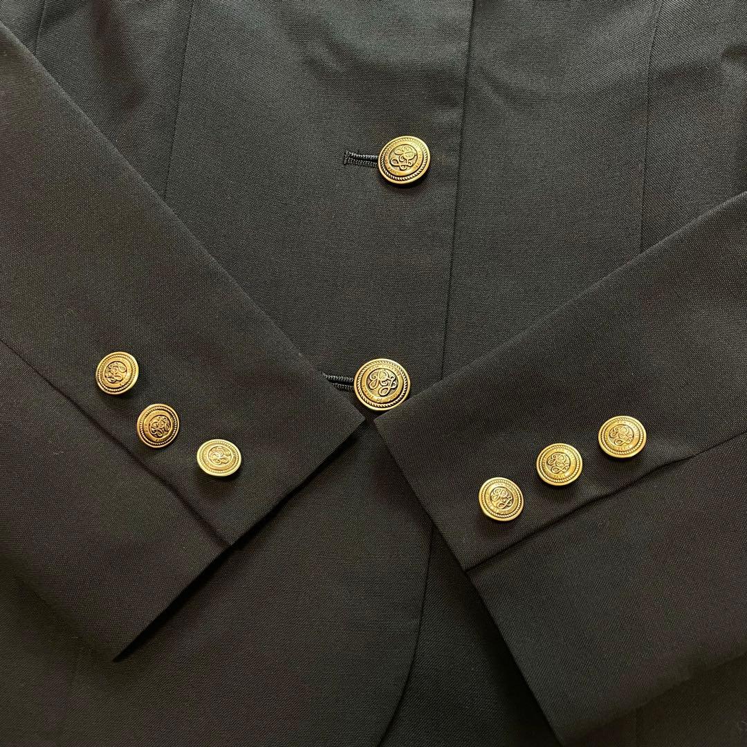 高級感✨ポンポネット フォーマル セット チェック 濃紺 水色 150 160