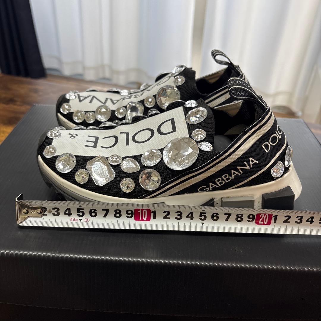 DOLCE&GABBANA サイズ22.5から23.0 キラキラスニーカー