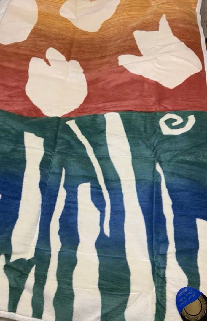 新品 ドイツ製 IBENA 綿混毛布 SOLARE ブランケット