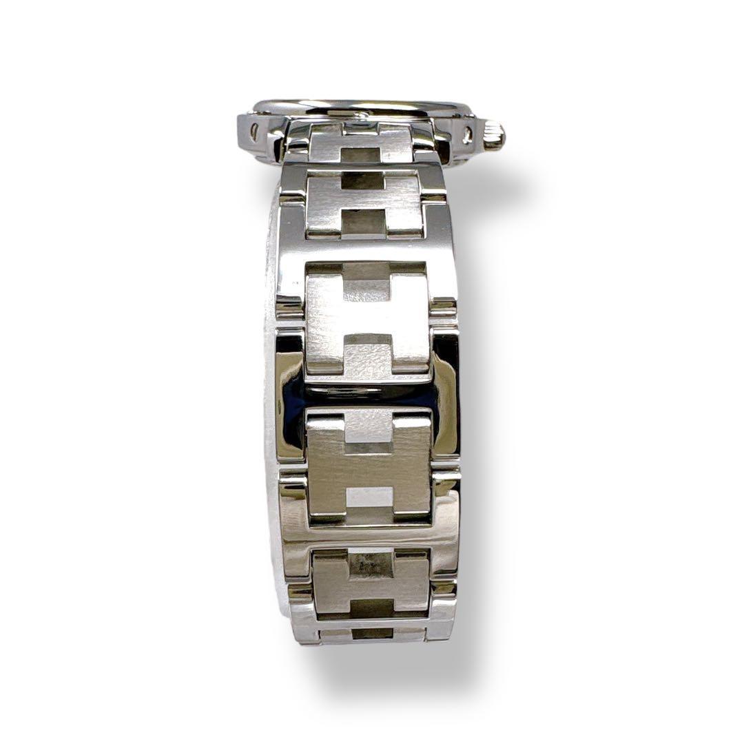 エルメス クリッパー CL4.210 Dバックル ホワイト 白 レディース 時計